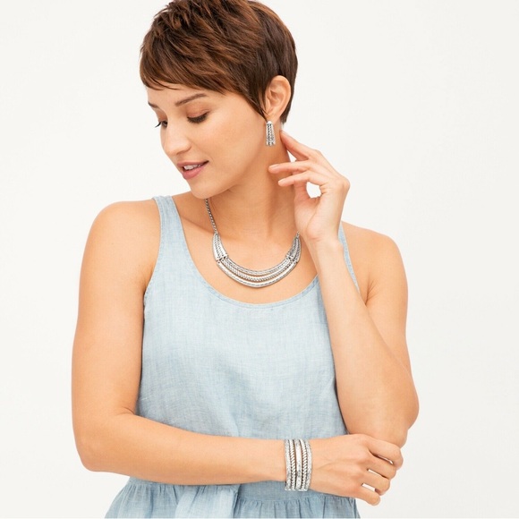 New Brighton lot, two pairs of earrings and necklace set with bag - Picture 2 of 10